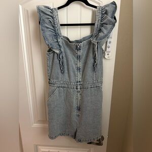 NWT women’s denim romper